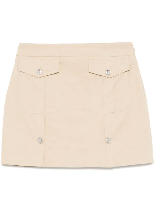 Adjustable-Slits Mini Skirt