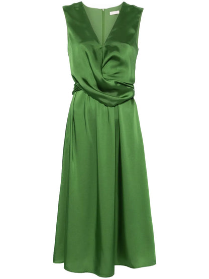 Satin Midi Dress