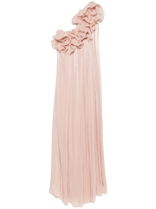 Lurex Georgette Maxi Dress