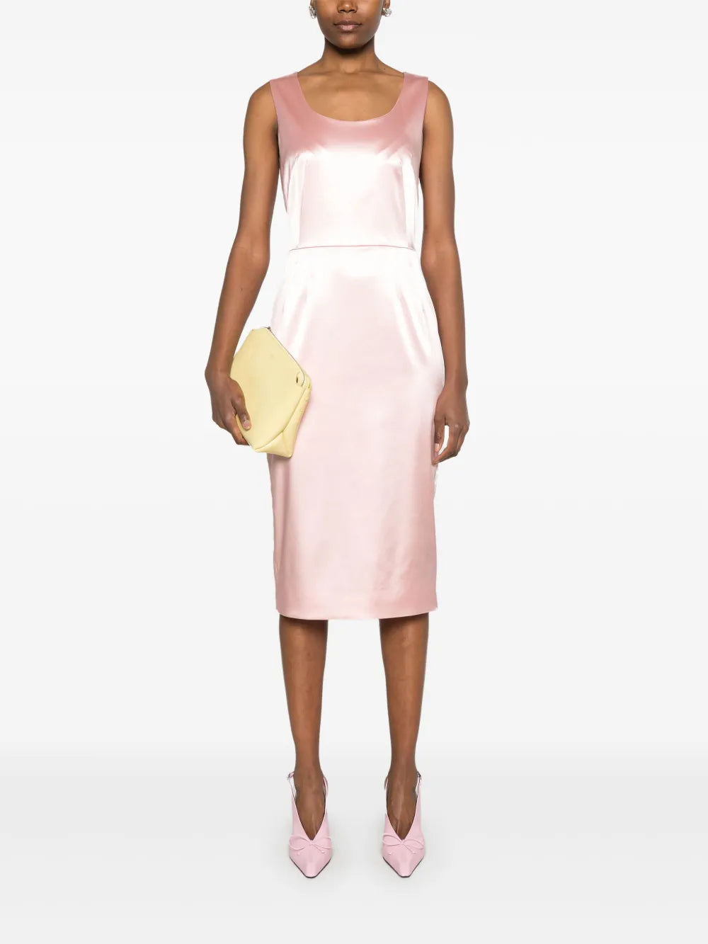Satin Midi Dress