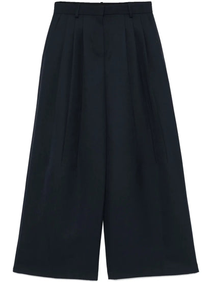 Tapered High-Waisted Trousers