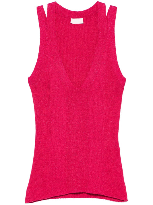 Lurex® Knit Top