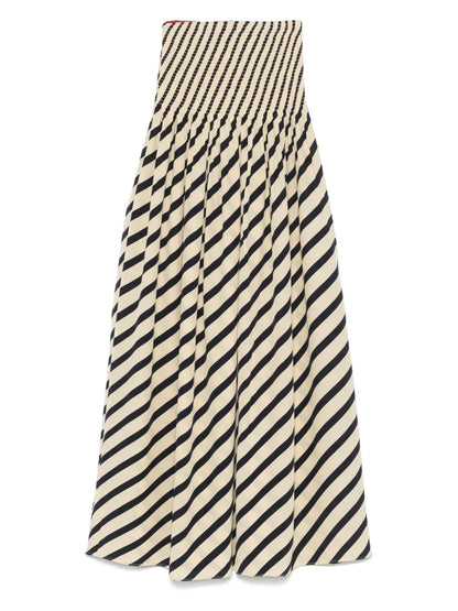 Pleated Maxi Skirt