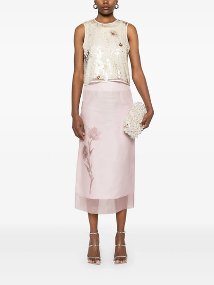 Sequinned Lurex Top