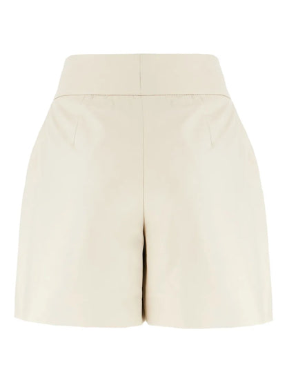 Pleat-Detail Shorts