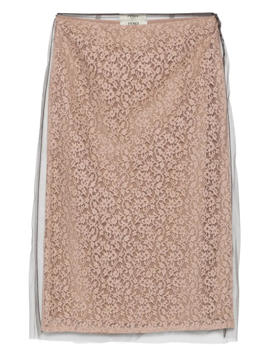Lace Midi Skirt