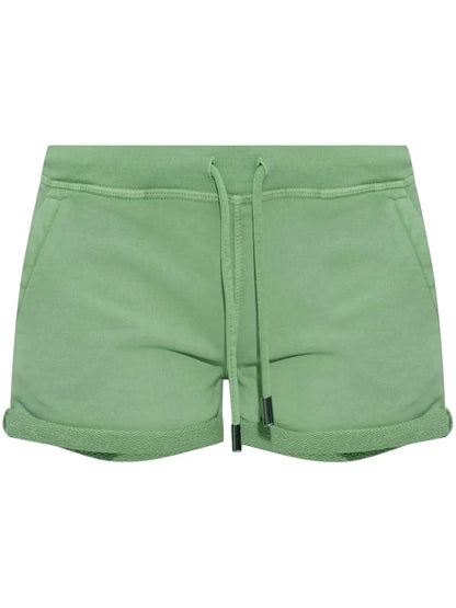 Rolled-Hem Drawstring Shorts
