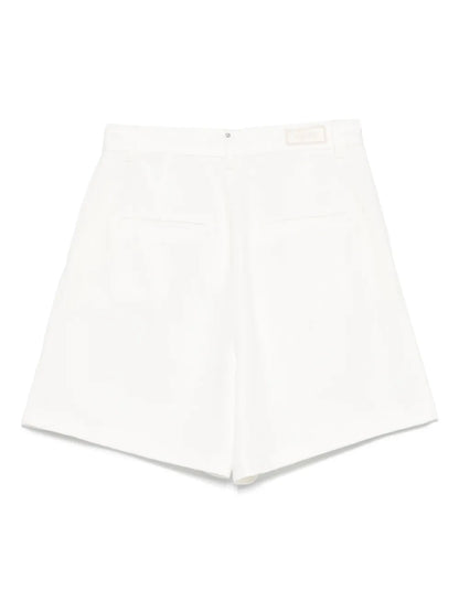 Pleat-Detail Shorts