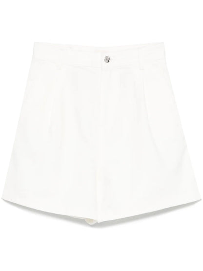 Pleat-Detail Shorts