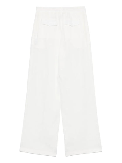 Linen Flared Trousers