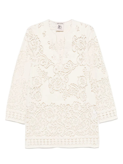 Macramé Mini Dress