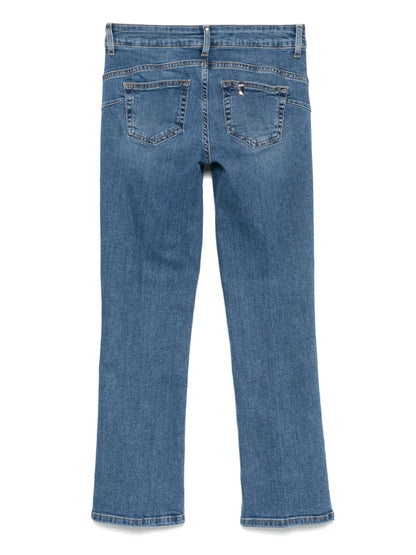 Crystal-Embellished Jeans