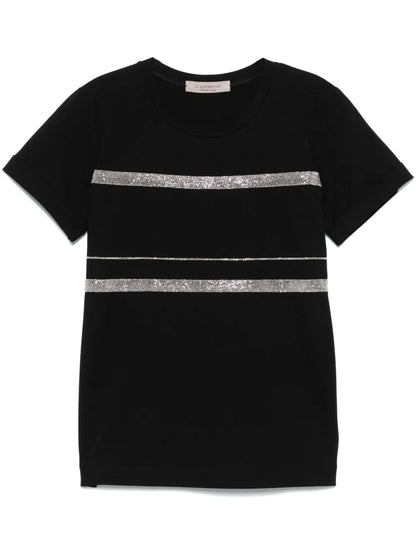 Monili-Detail T-Shirt