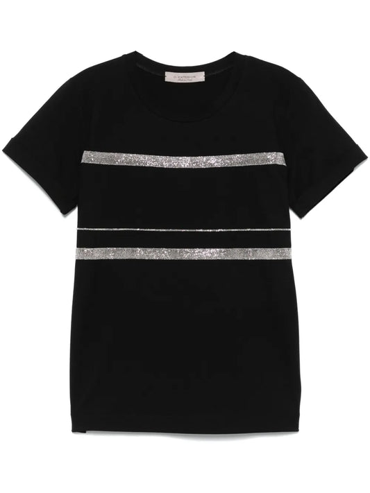 Monili-Detail T-Shirt