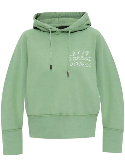 Text-Detail Hoodie