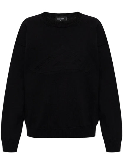 Logo-Embossed Sweater