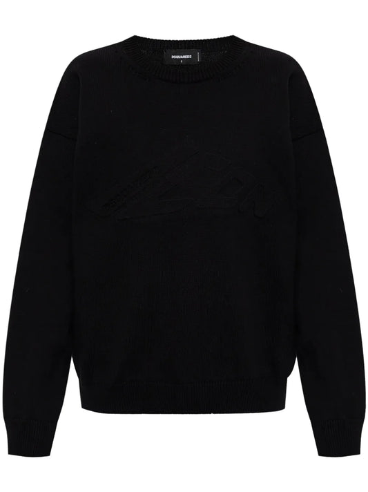 Logo-Embossed Sweater