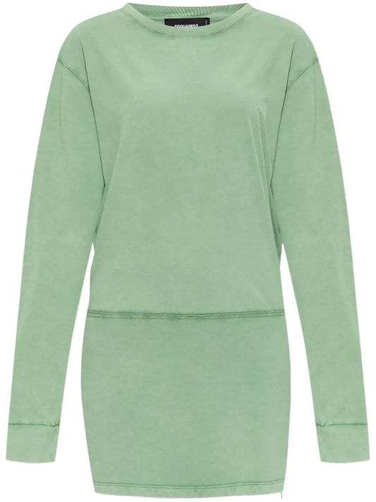 Long-Sleeve Mini Dress