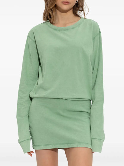 Long-Sleeve Mini Dress