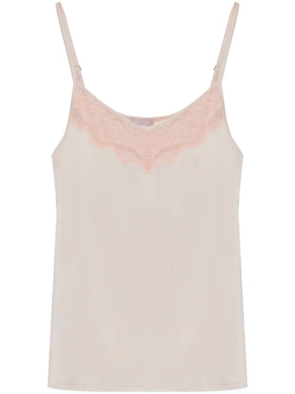 Lace-Appliqué Tank Top