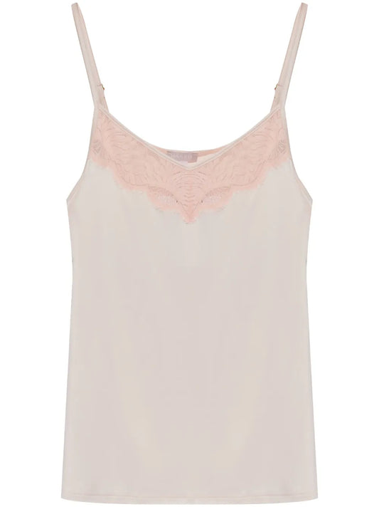 Lace-Appliqué Tank Top