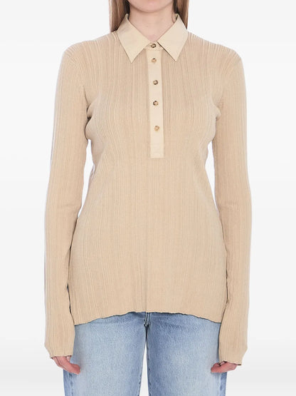 Knitted Polo Shirt