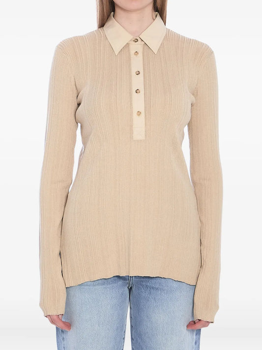 Knitted Polo Shirt