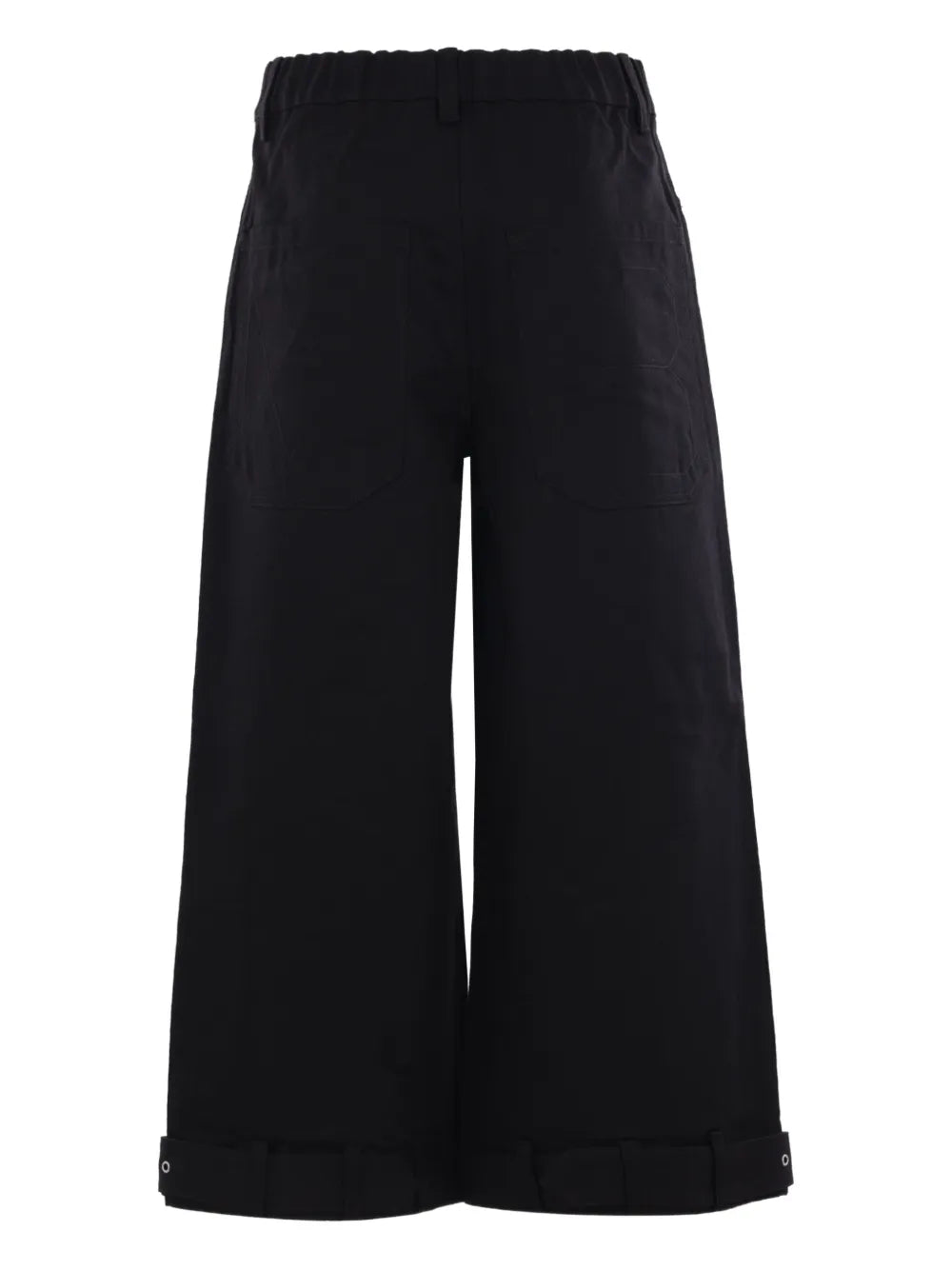 Belted Cropped Jeans
