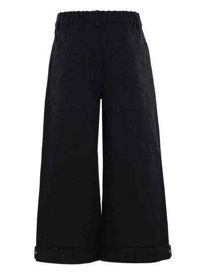 Belted Cropped Jeans