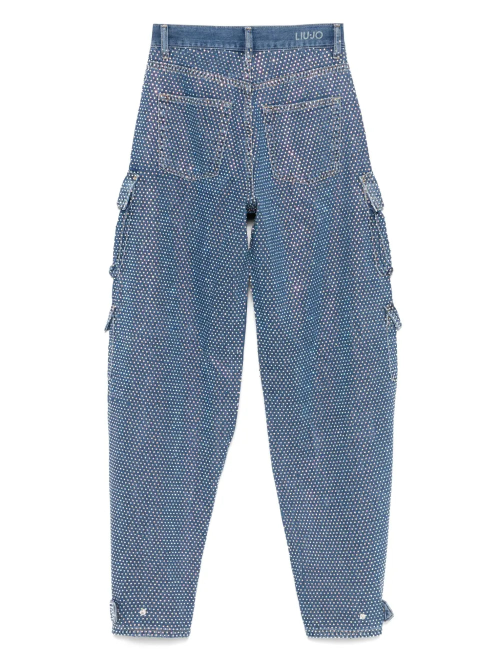Crystal-Embellished Jeans