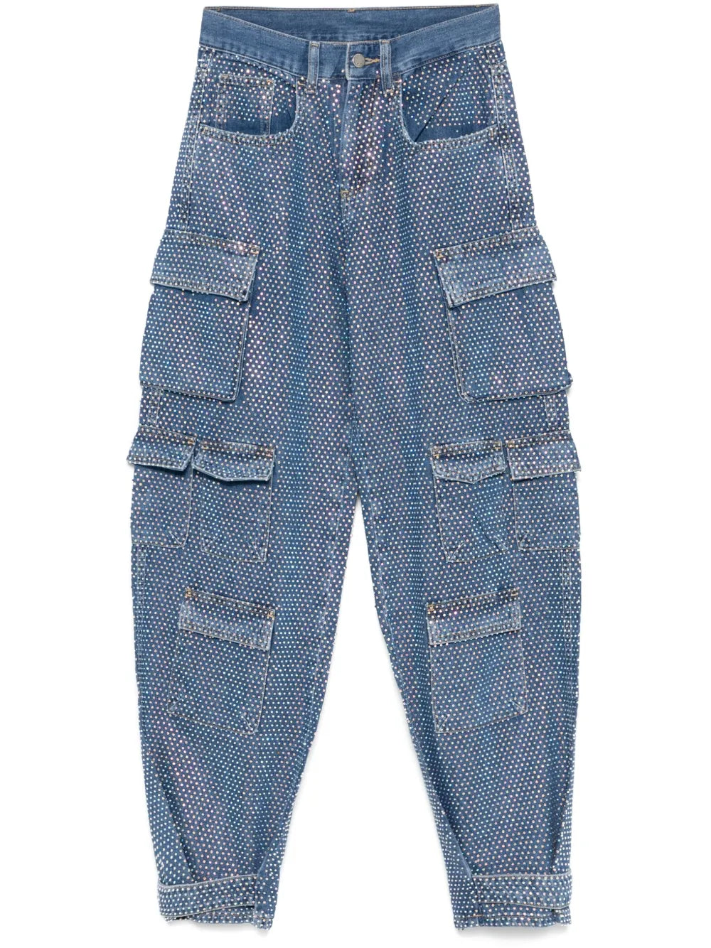 Crystal-Embellished Jeans