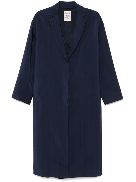 Fine-Check Coat