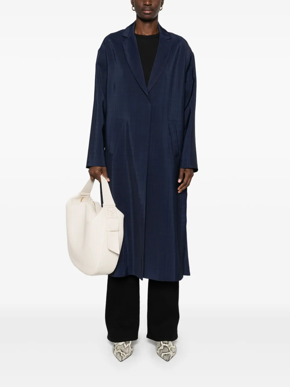 Fine-Check Coat