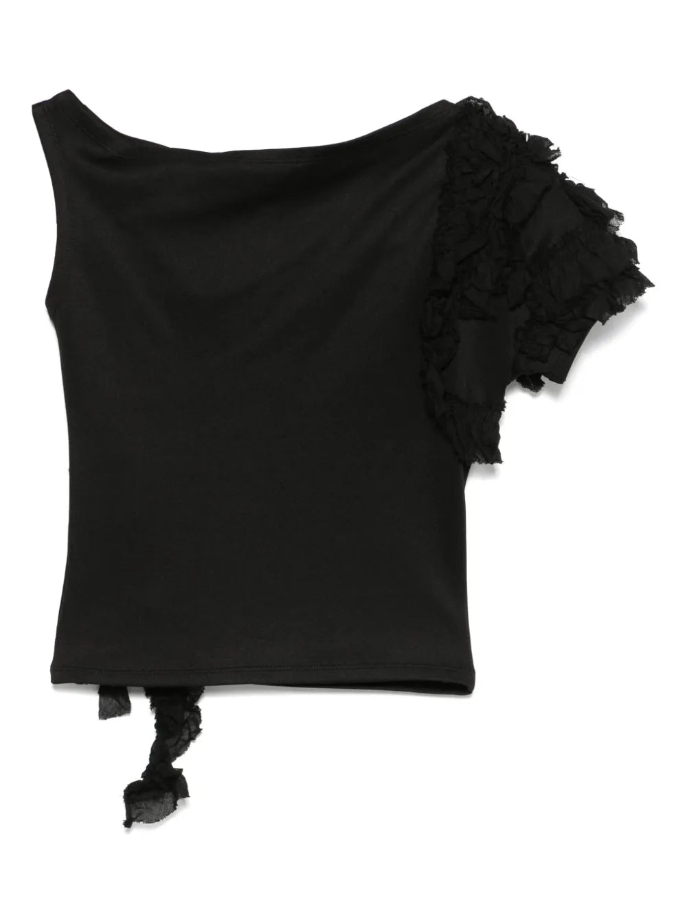 Floral-Appliqué Top