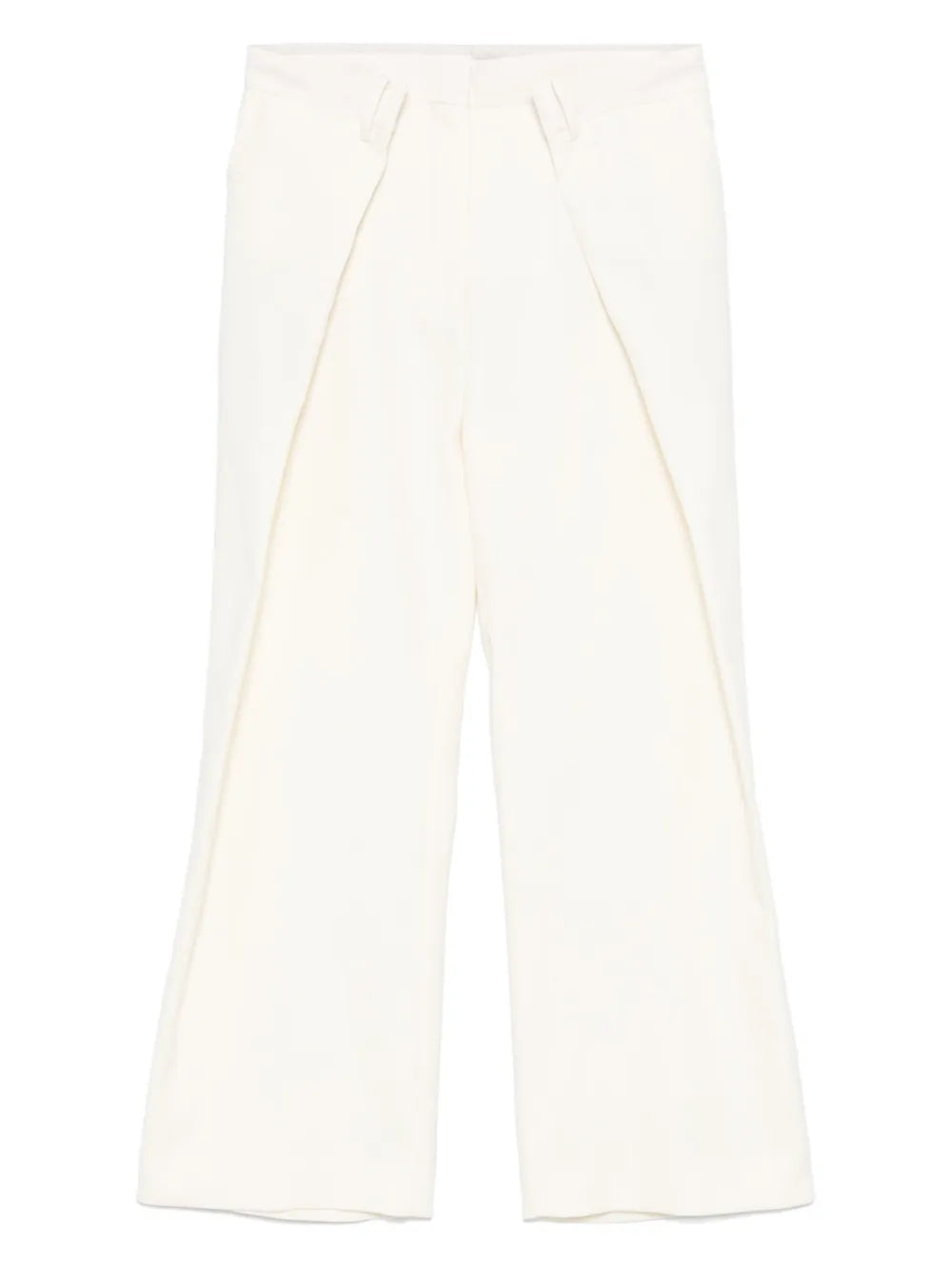 Pleated Wide-Leg Trousers