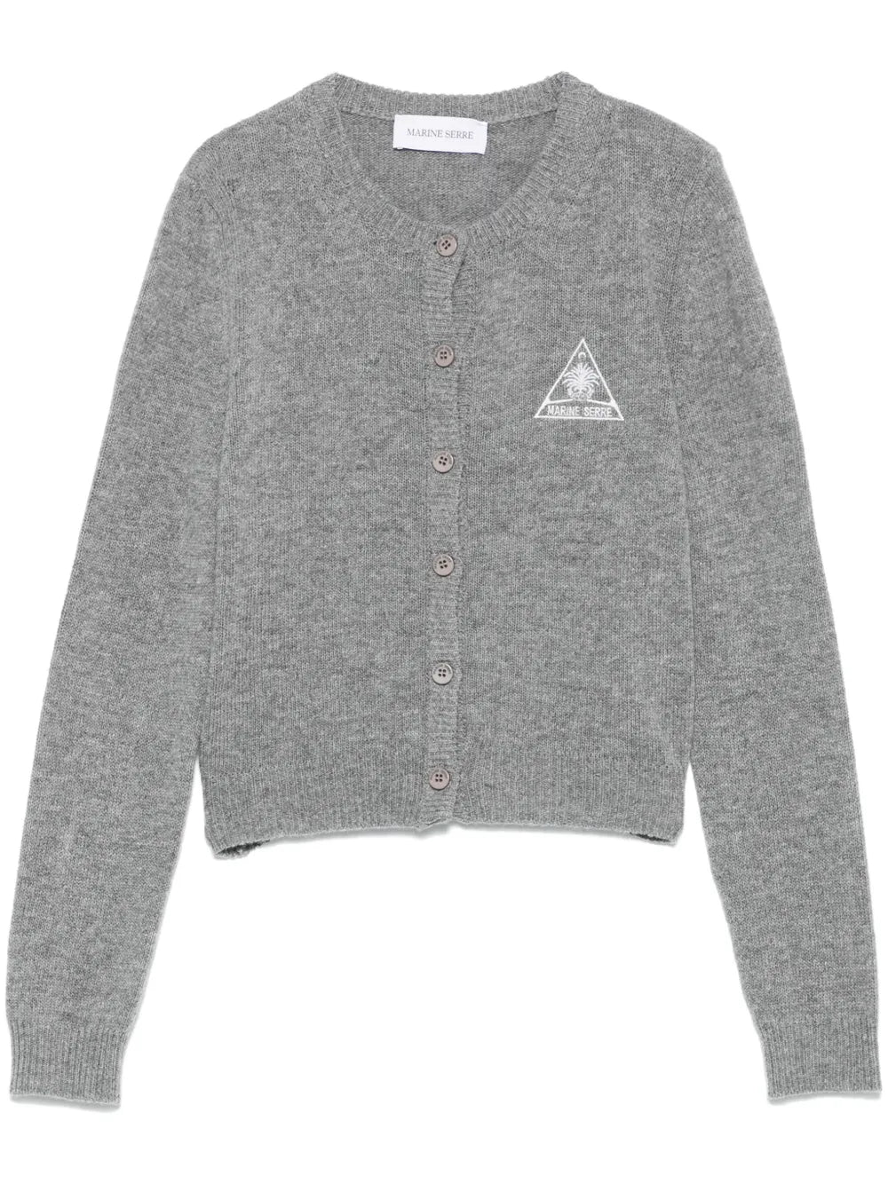 Logo-Embroidered Cardigan