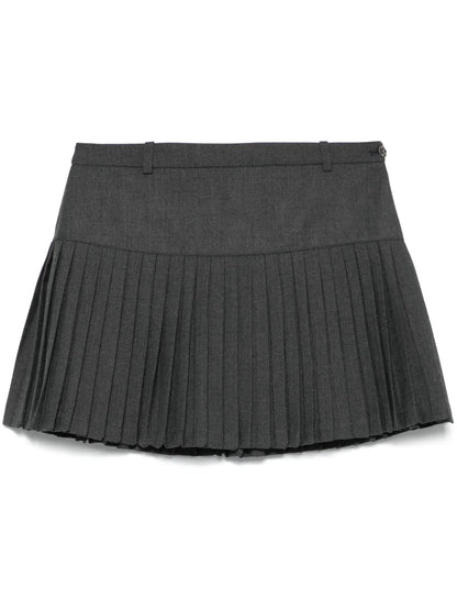 Pleated Mini Skirt
