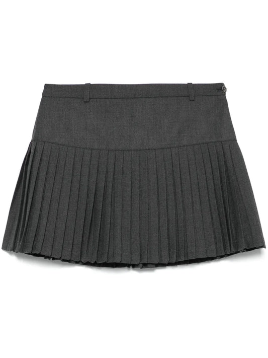 Pleated Mini Skirt