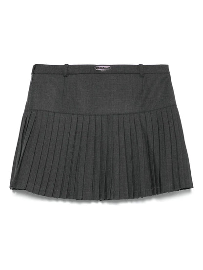Pleated Mini Skirt
