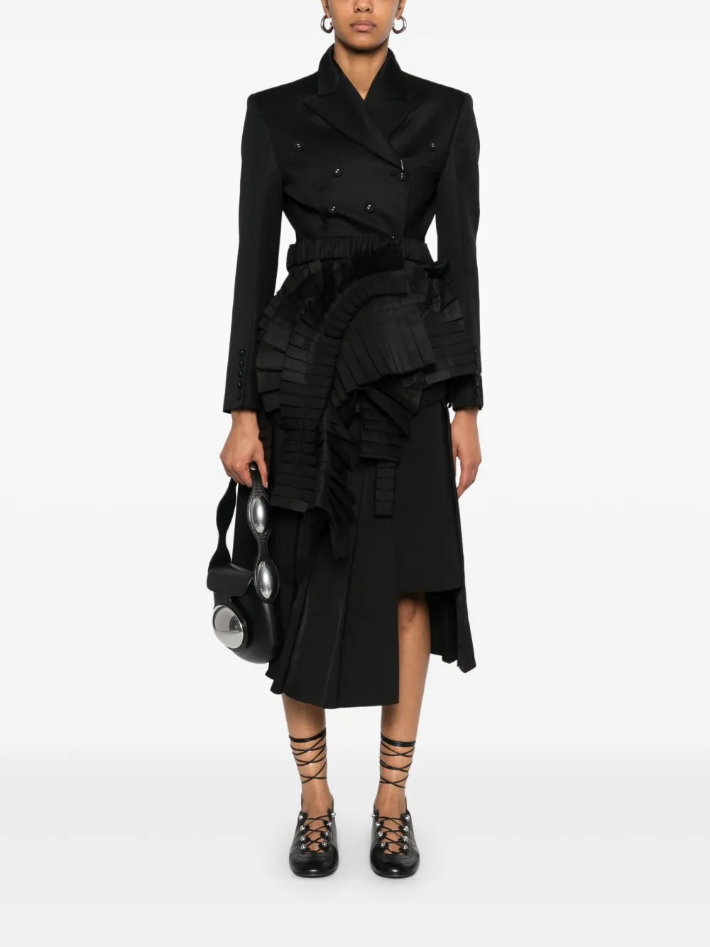 Layered Pleated Skirt