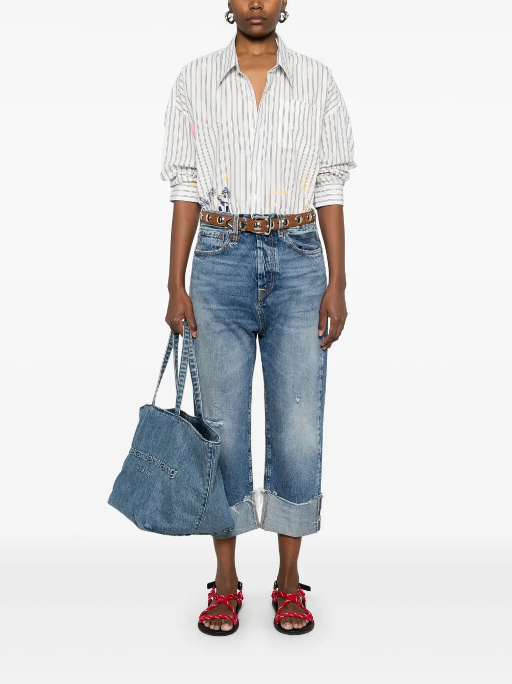 Drop-Crotch Jeans