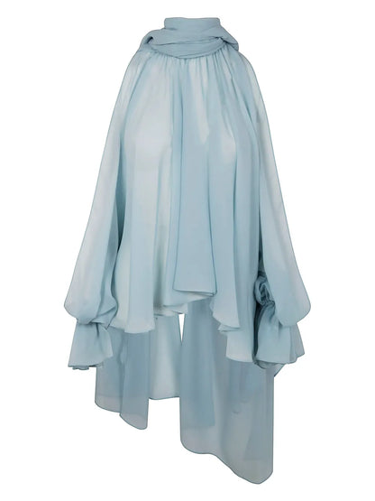 Georgette Asymmetric Blouse