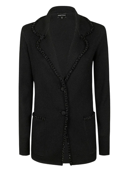 Crystal-Embellished Blazer