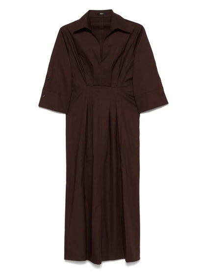 Poplin Midi Dress