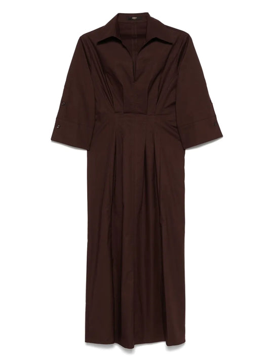 Poplin Midi Dress