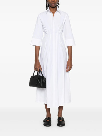 Poplin Midi Dress