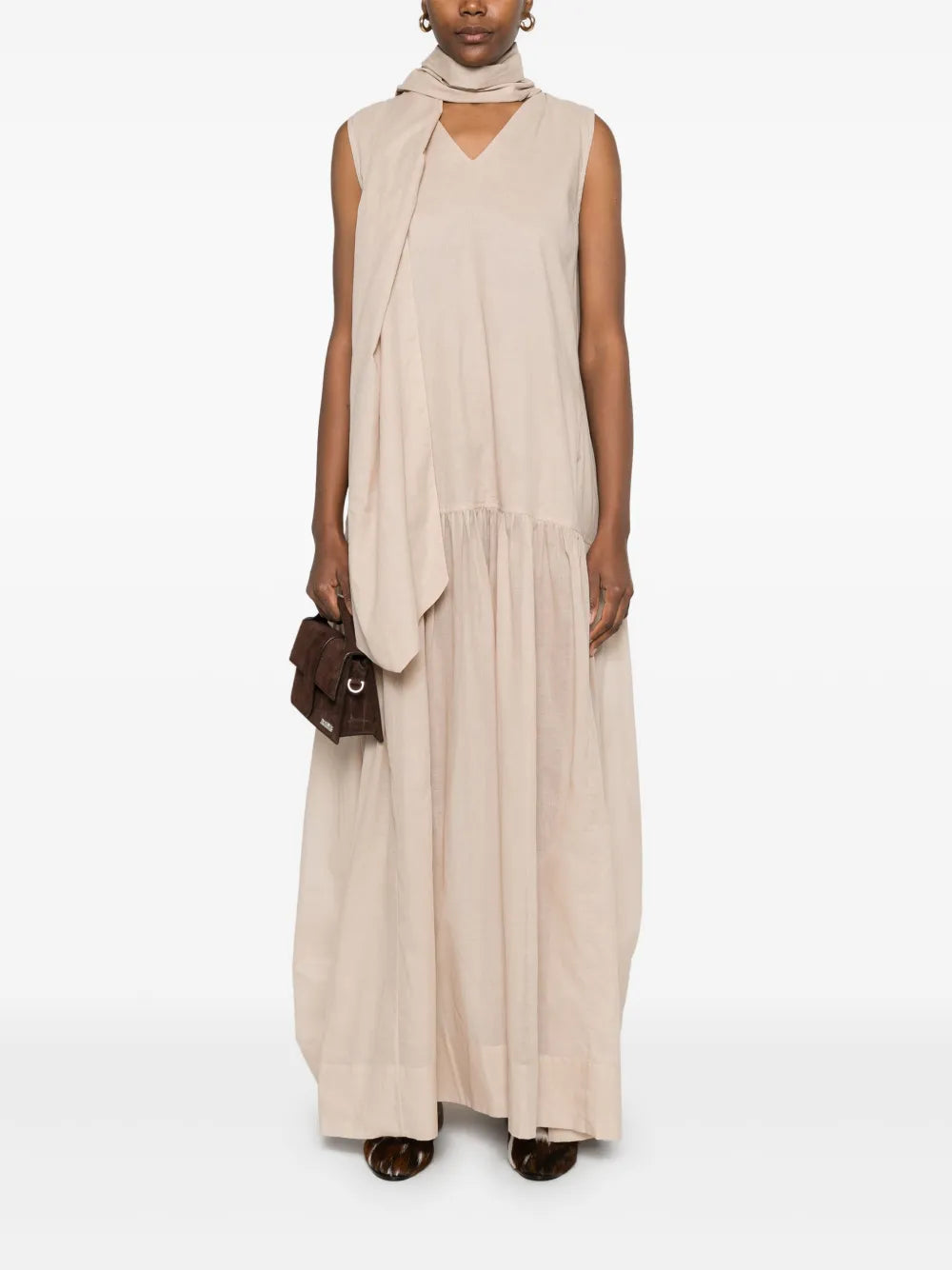 Cotton Organza Maxi Dress