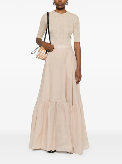 Cotton Organza Maxi Dress