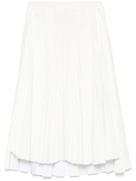 Pleated Midi Skirt