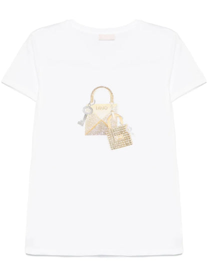 Crystal-Embellished T-Shirt